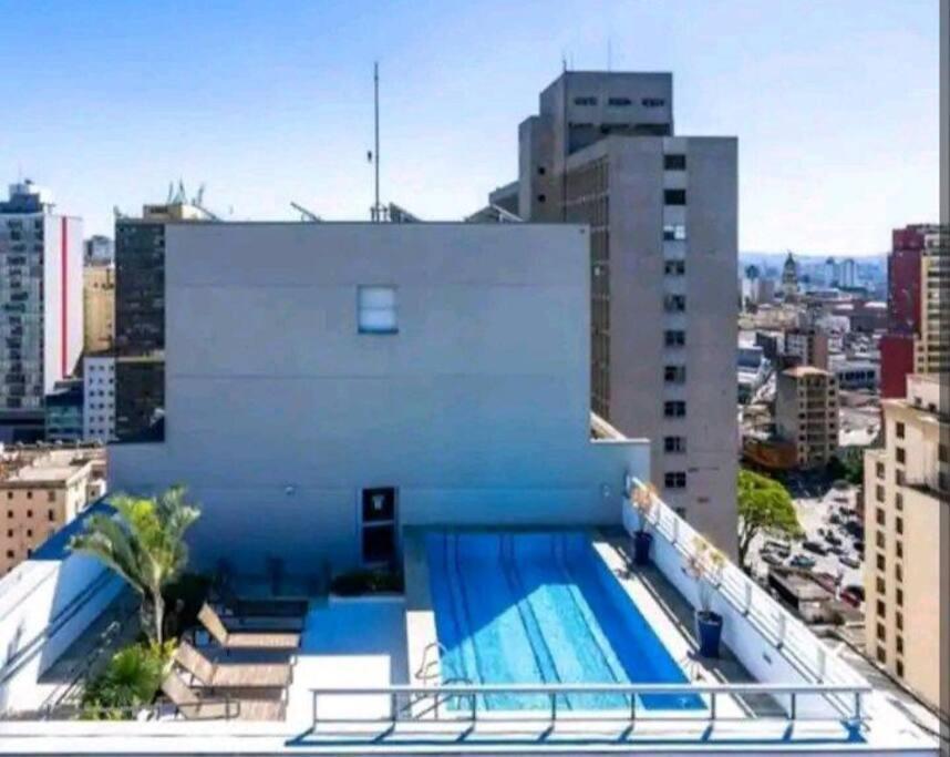 Studio Flex Com Garagem E Piscina No Centro De Sp São Paulo Exteriör bild